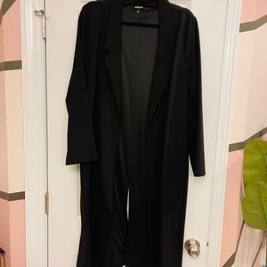 Large Black Lularoe Promo Long Blazer